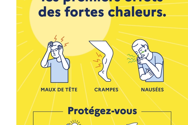VIGILANCE JAUNE CANICULE A PARTIR DU VENDREDI 19 JUIN 12H