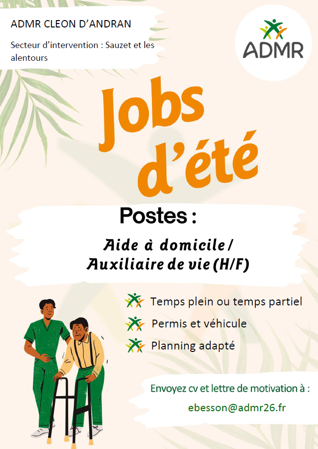 JOB ETE 2026 CLEON